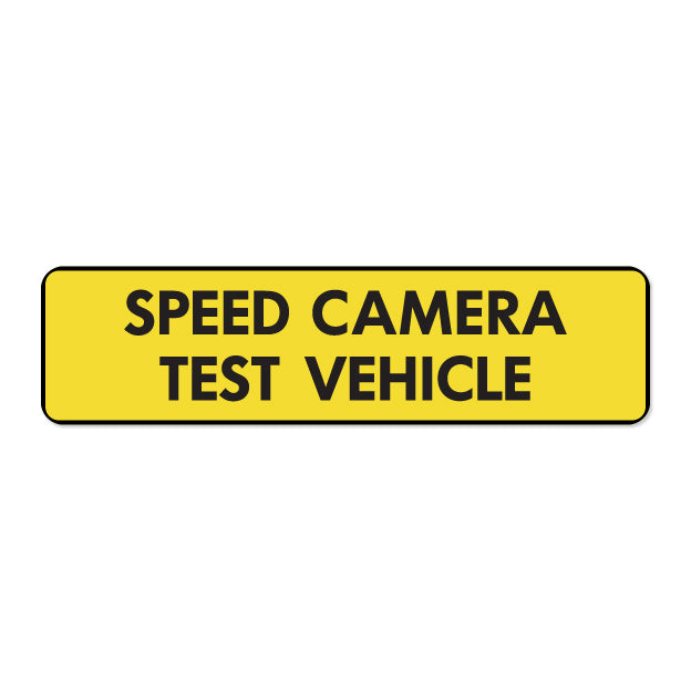 Speed Camera Test - Bumper-tarra, vinyylitarra