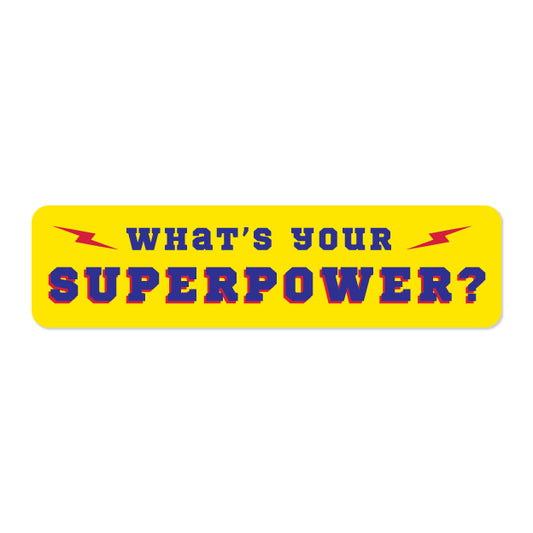 Superpower - Bumper-tarra, vinyylitarra