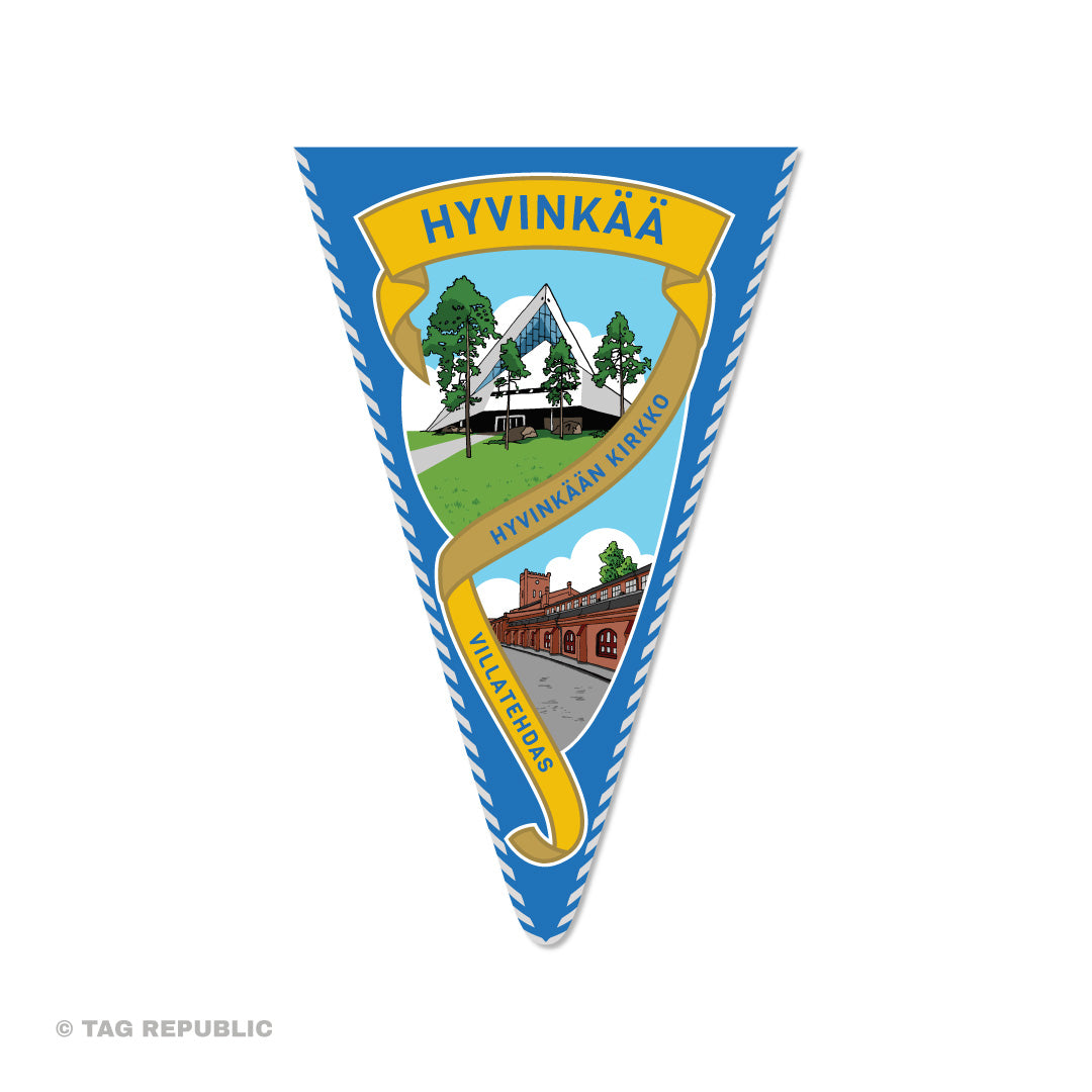 Hyvinkää - matkailuviiritarra, vinyylitarra