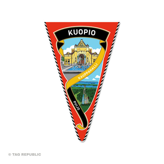 Kuopio - matkailuviiritarra, vinyylitarra