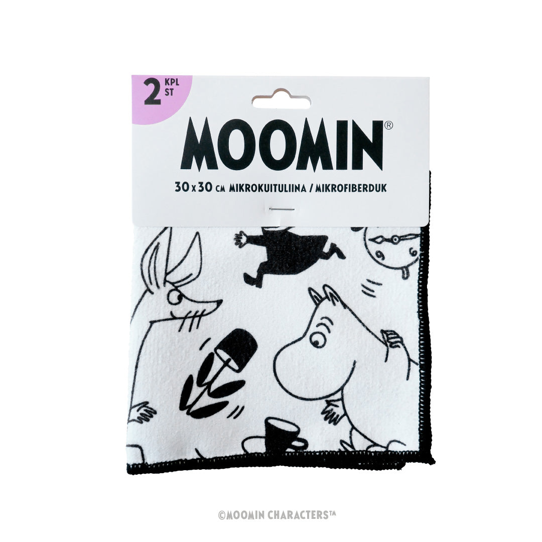 Moomin Hyrskynmyrskyn - mikrokuituliina, 2-pack