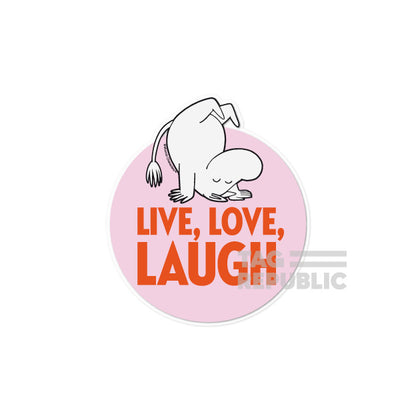 Live Love Laugh - staattinen tarra