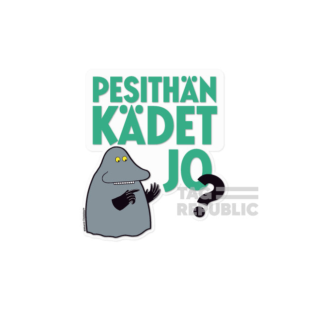 Pesithän kädet - staattinen tarra