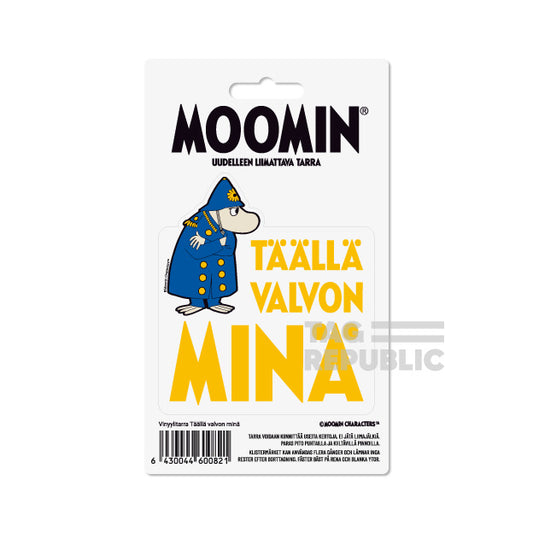 Täällä valvon minä - staattinen tarra