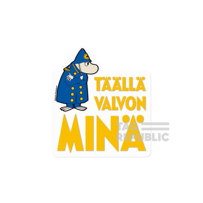 Täällä valvon minä - staattinen tarra