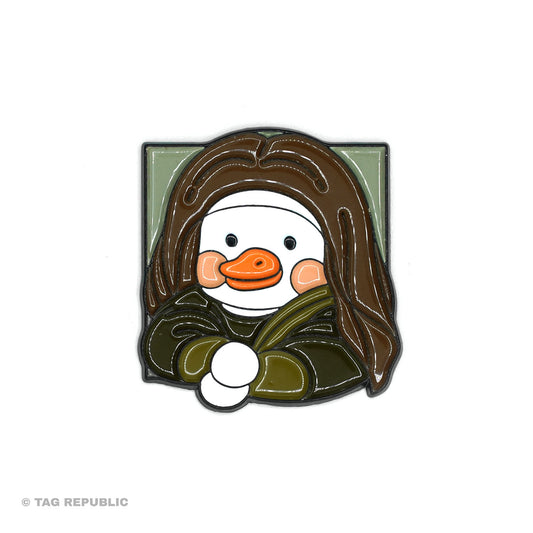 Duck Mona Lisa - emalipinssi