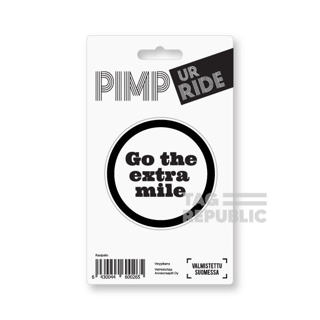 PimpUrRide, Extra Mile - vinyylitarra