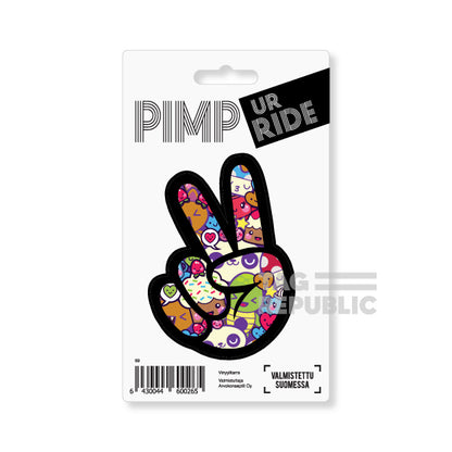 PimpUrRide, Peace Sticker - vinyylitarra