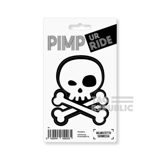 PimpUrRide, Skull White - vinyylitarra