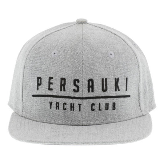 Persauki Yacht Club – Harmaa Snapback lippis