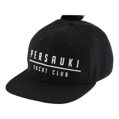 Persauki Yacht Club – Musta Snapback lippis